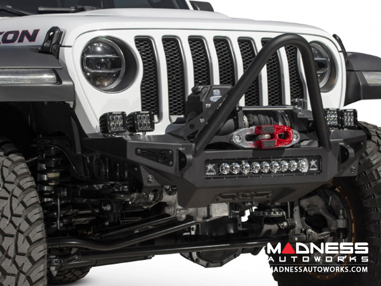 Jeep Wrangler JL Stinger Winch Bumper - Front - Rock Fighter 